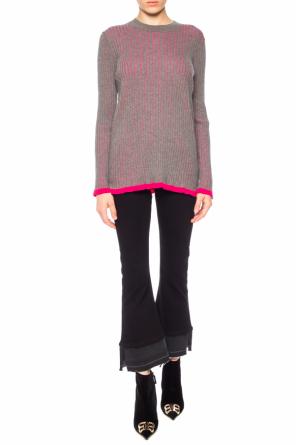 Ruffled ribbed sweater, zdjęcie 2 Ruffled ribbed sweater od Burberry